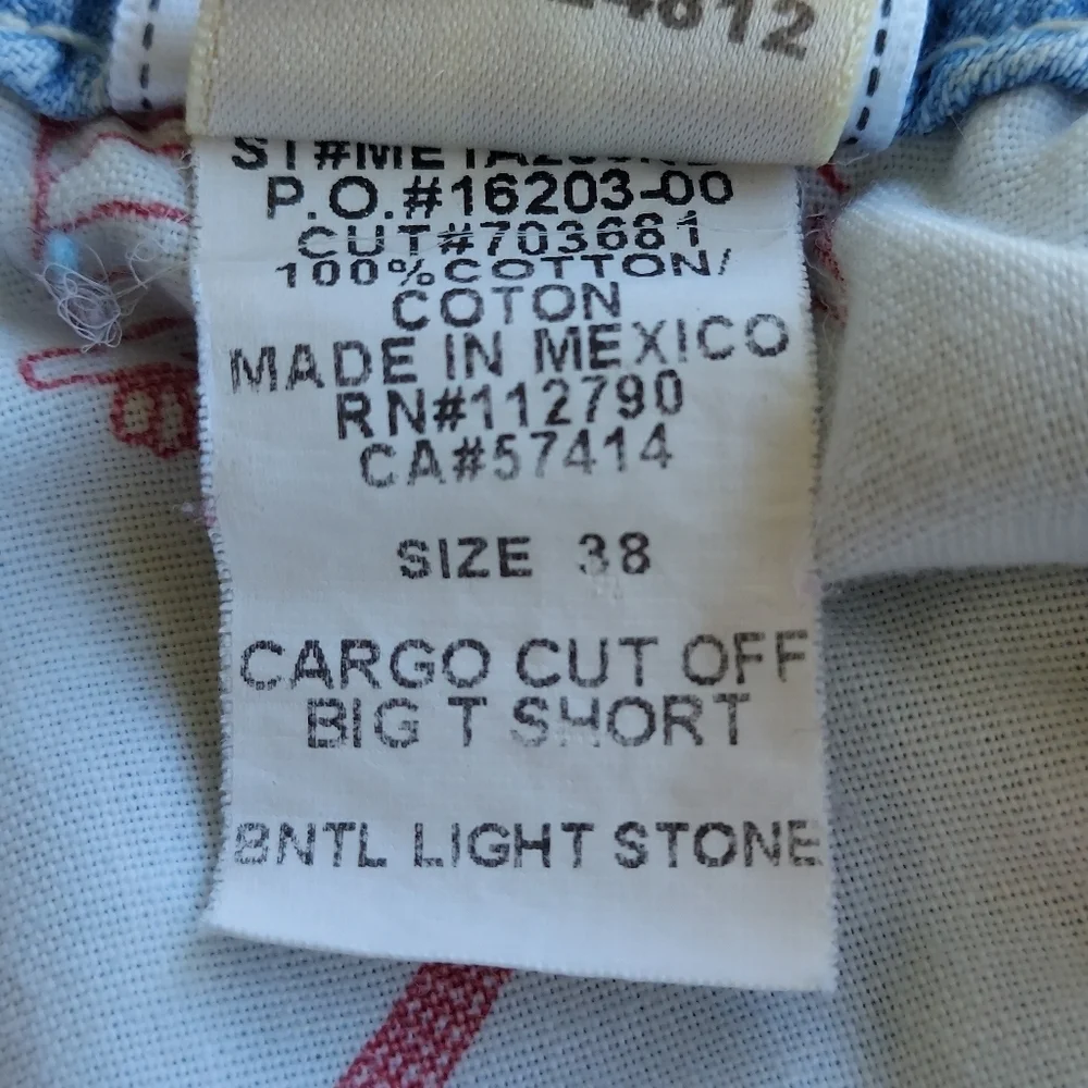 True Religion Big T Cargo Cut Off Shorts
